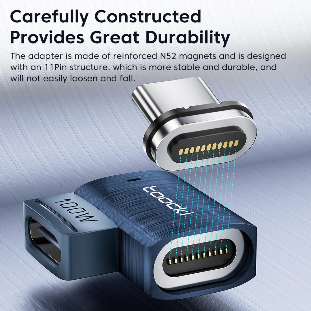 100W Magnetic USB-C OTG Adapter