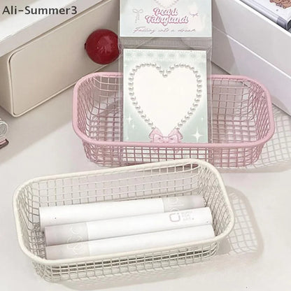 Metal Wire Desktop Storage Basket