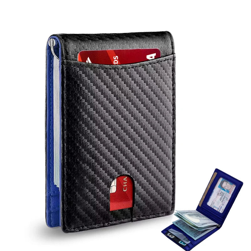 Blocking Slim Leather Wallet