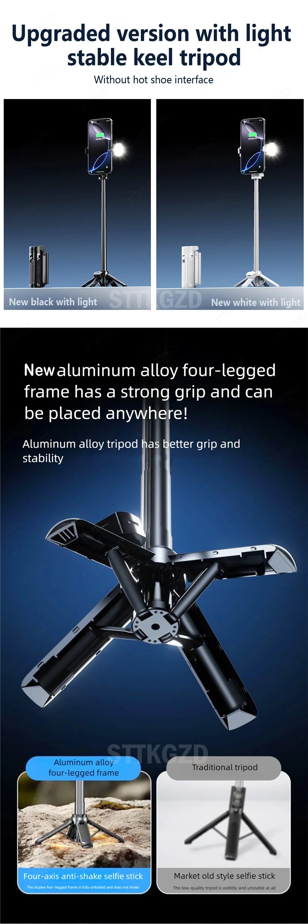 Mini Bluetooth Selfie Stick Tripod