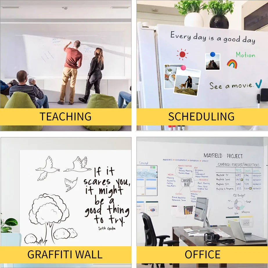 Magnetic Dry Erase Chalkboard Wall Sticker