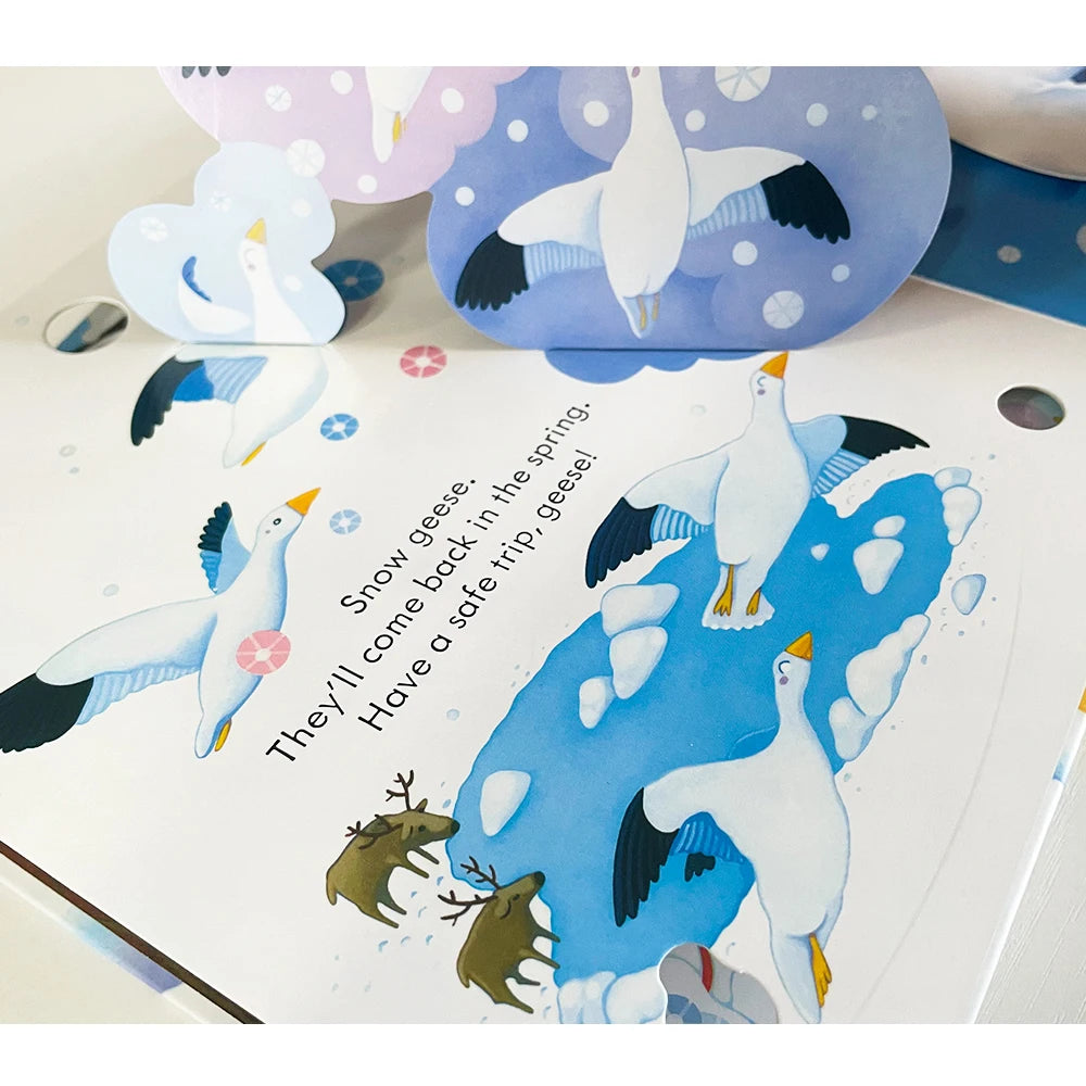 Usborne Peep Inside Snowy Places Children’s Picture Book