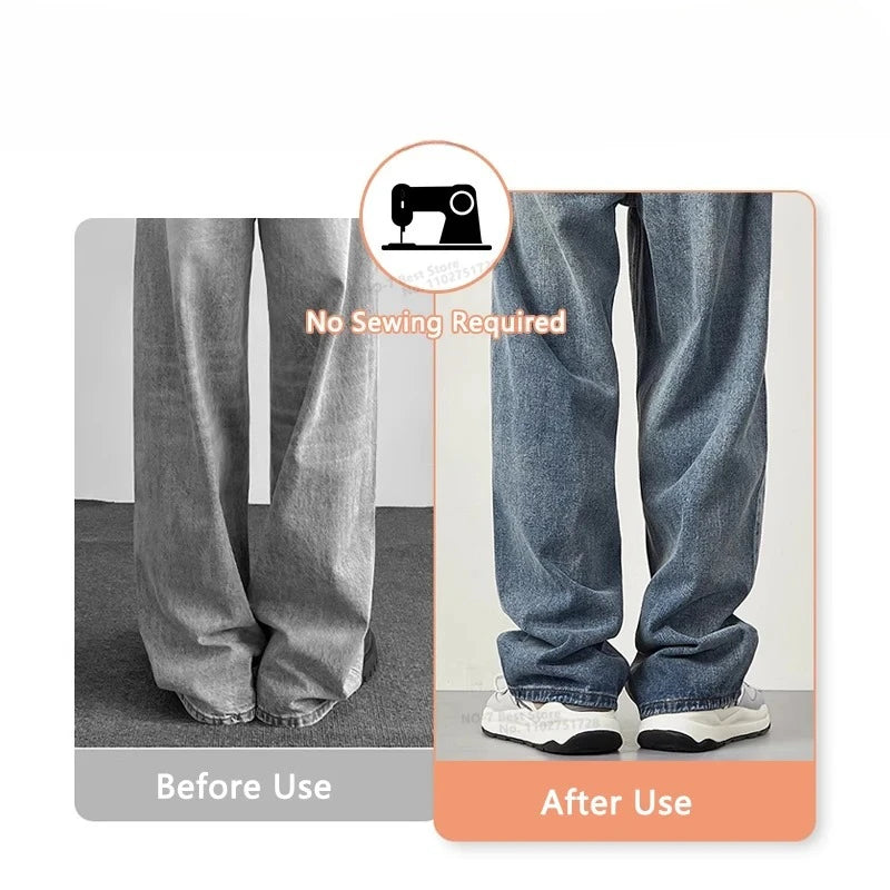 No-Sew Trouser Length Adjustment Clips – U-Shape Pant Hem Clips