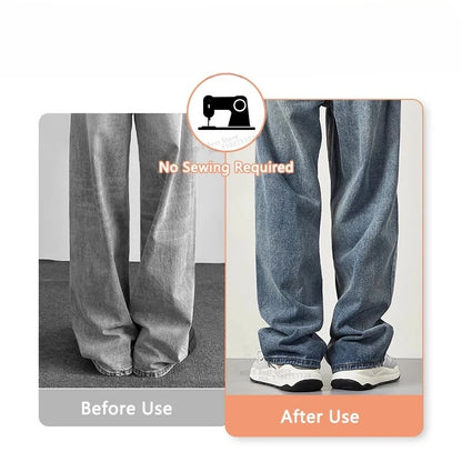 No-Sew Trouser Length Adjustment Clips – U-Shape Pant Hem Clips