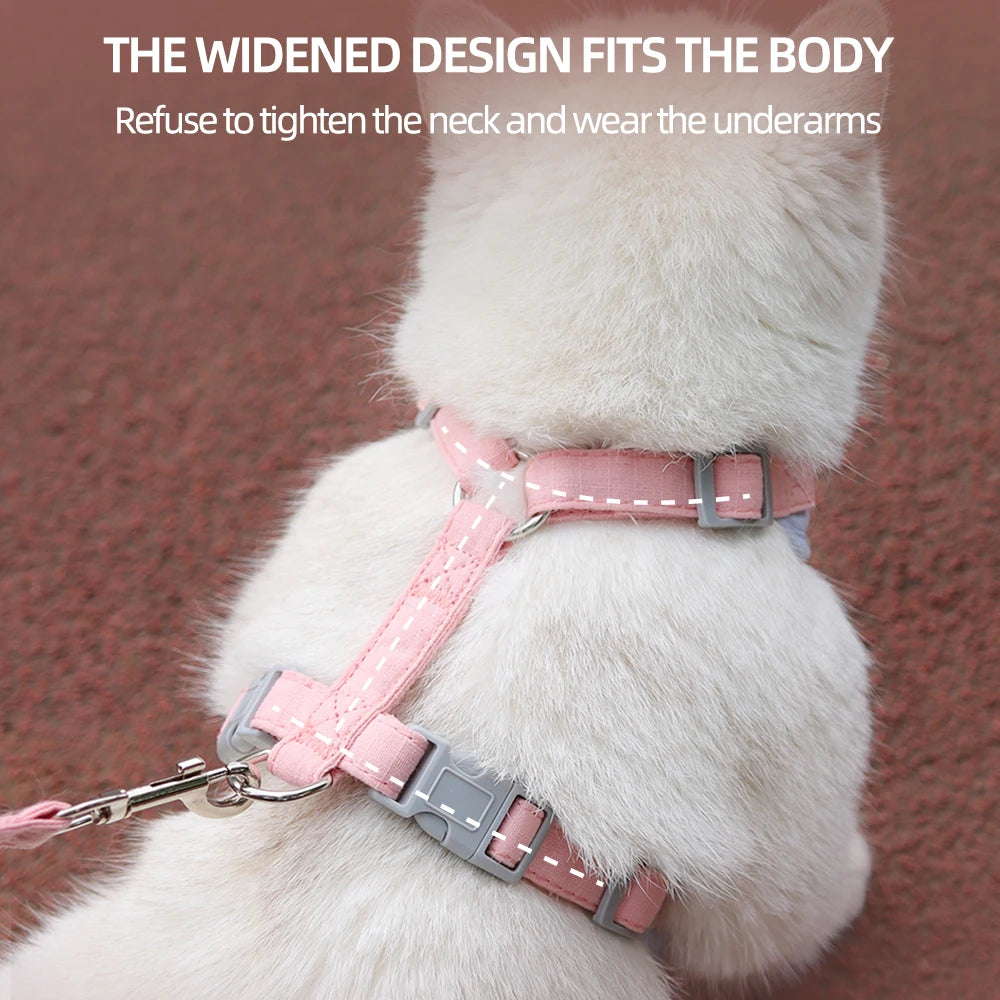 Breathable Cat Harness & Leash Set