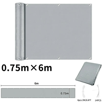 Waterproof Balcony Privacy Screen Cover