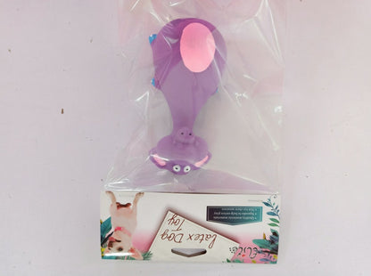 Cartoon Squeaky Rubber Dog Toy