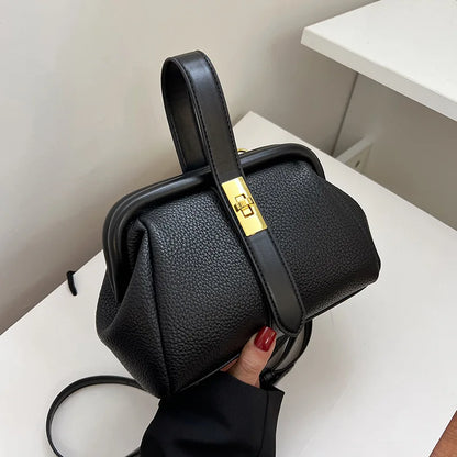 Luxury Style Small Tote Purse with Interior Zipper Pocket