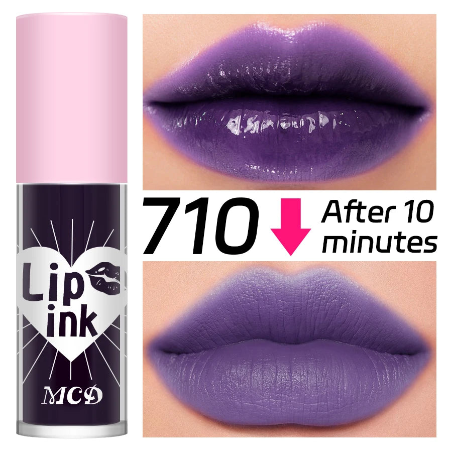 Long-Lasting Velvet Lip Gloss Stain – Plumping Liquid Lip Makeup