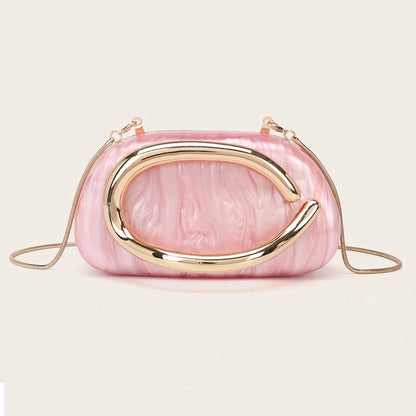 Luxury Metallic Evening Clutch Bag