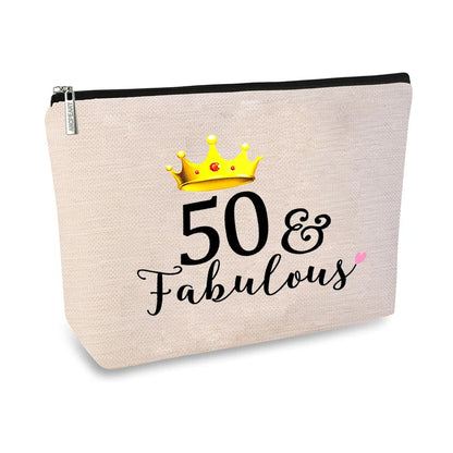 Birthday Cosmetic & Travel Toiletry Pouch for Women