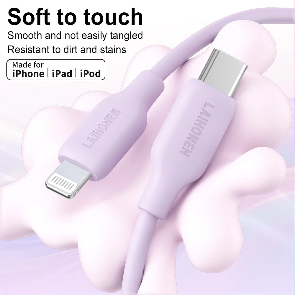 Silicone Lightning Fast Charge Cable