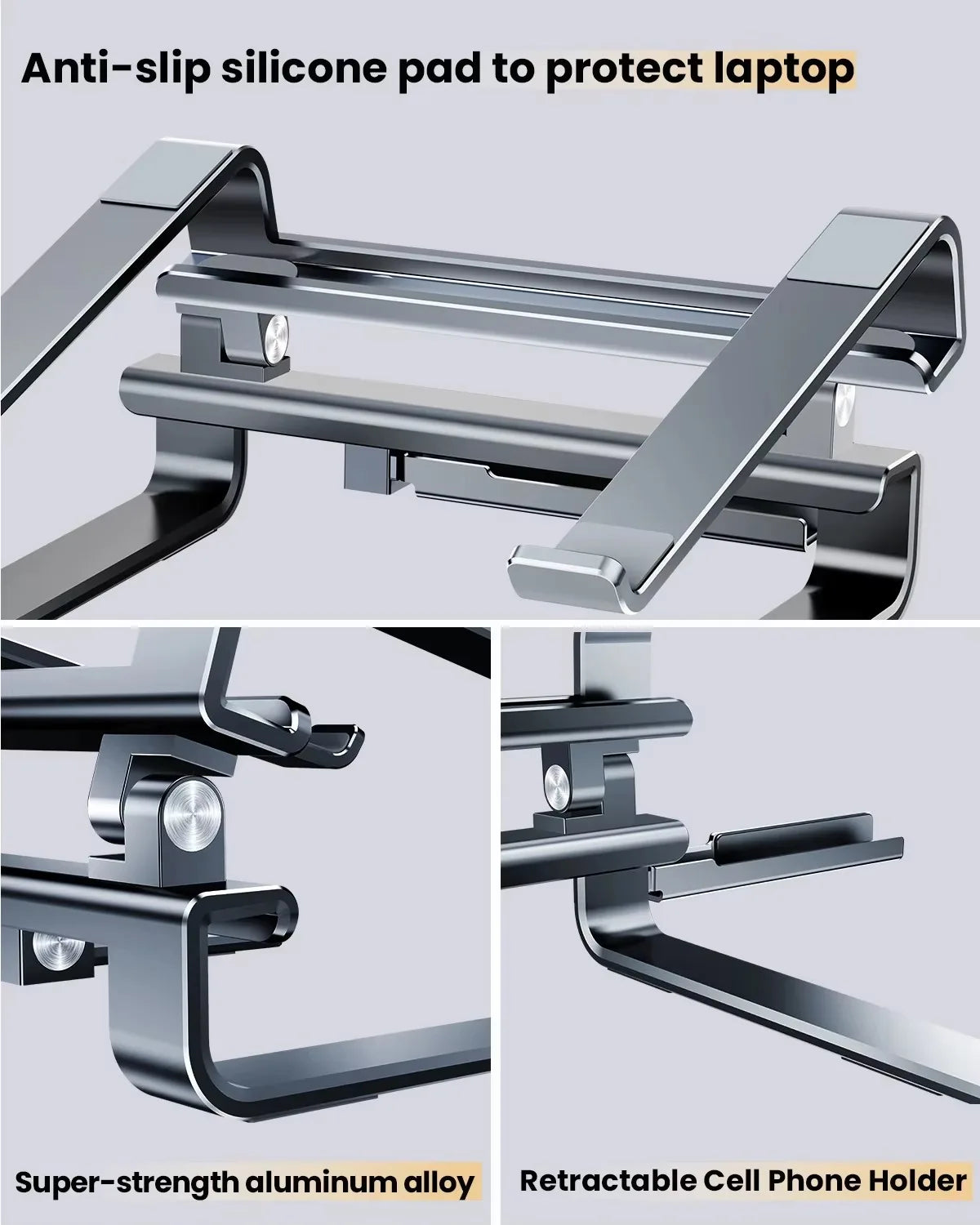 Aluminium Adjustable Laptop Stand