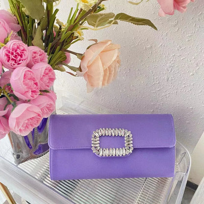 Satin Prom Evening Clutch Bag