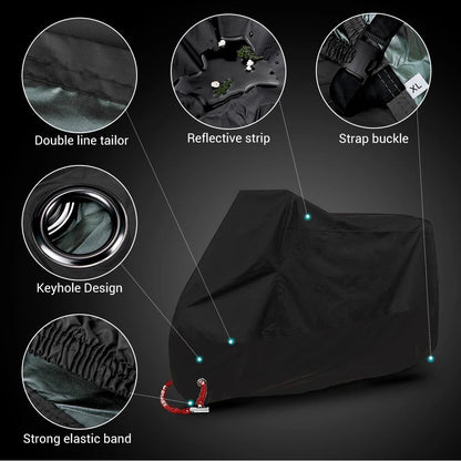 All-Season UV Protective Motorbike Cover
