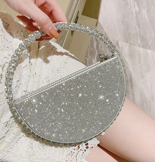 Round Diamond Shaped Handbag