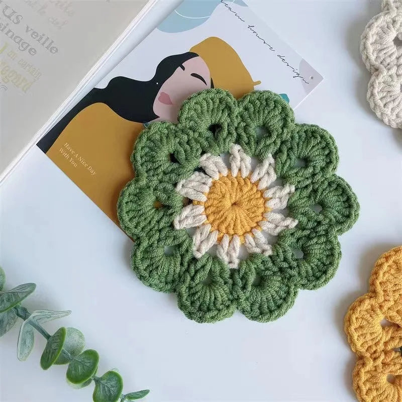 Handmade Crocheted Cotton Coaster