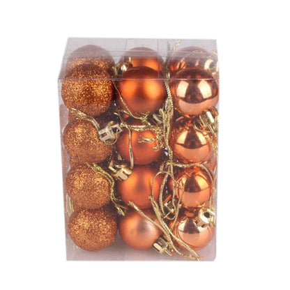 24-Piece Mini Christmas Bauble Set