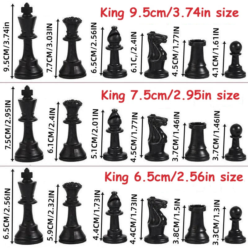 Tournament Chess Set with Mat