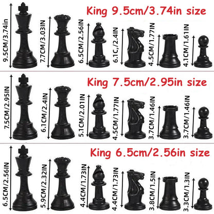 Tournament Chess Set with Mat