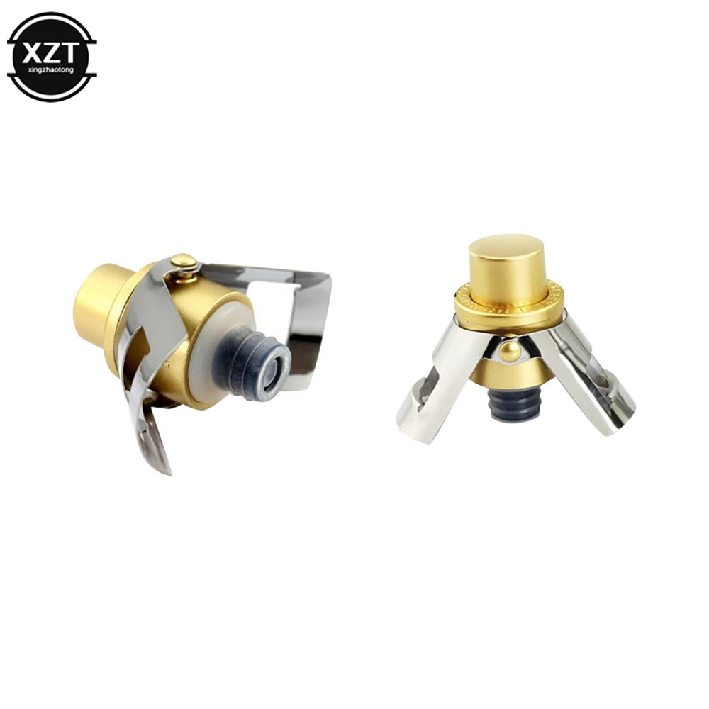 New Vacuum Champagne Stopper with Pressure Pump Keep Fizz Bubbly Prosecco Cava Sparkling Wine Bottle Plugs Sealer Silicone Caps