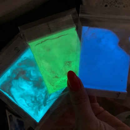 Glow In The Dark Nail Glitter Powder
