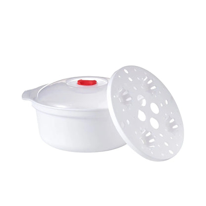 Microwave Food Steamer & Soup Bowl with Lid
