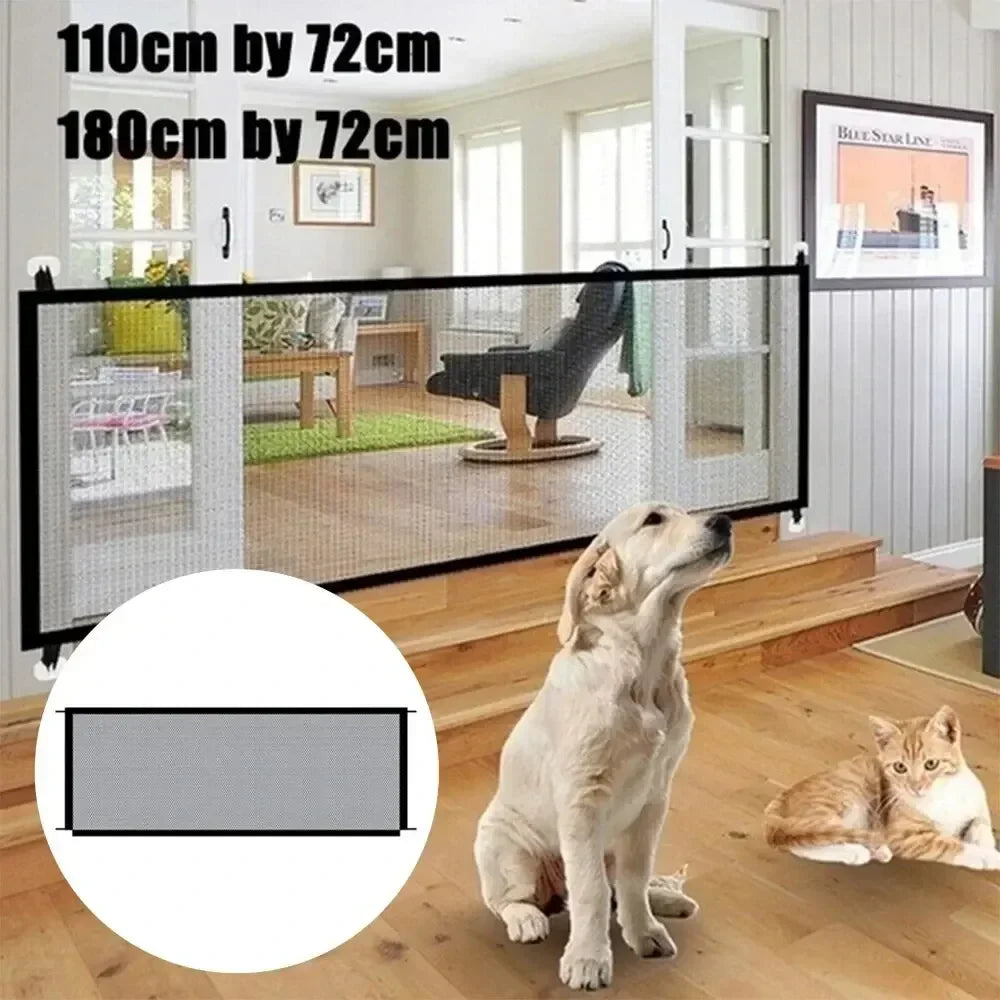 Portable Nylon Mesh Pet Safety Gate