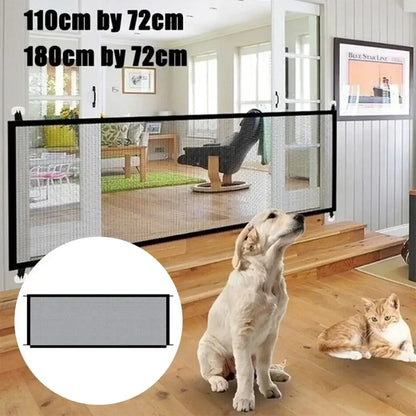 Portable Nylon Mesh Pet Safety Gate