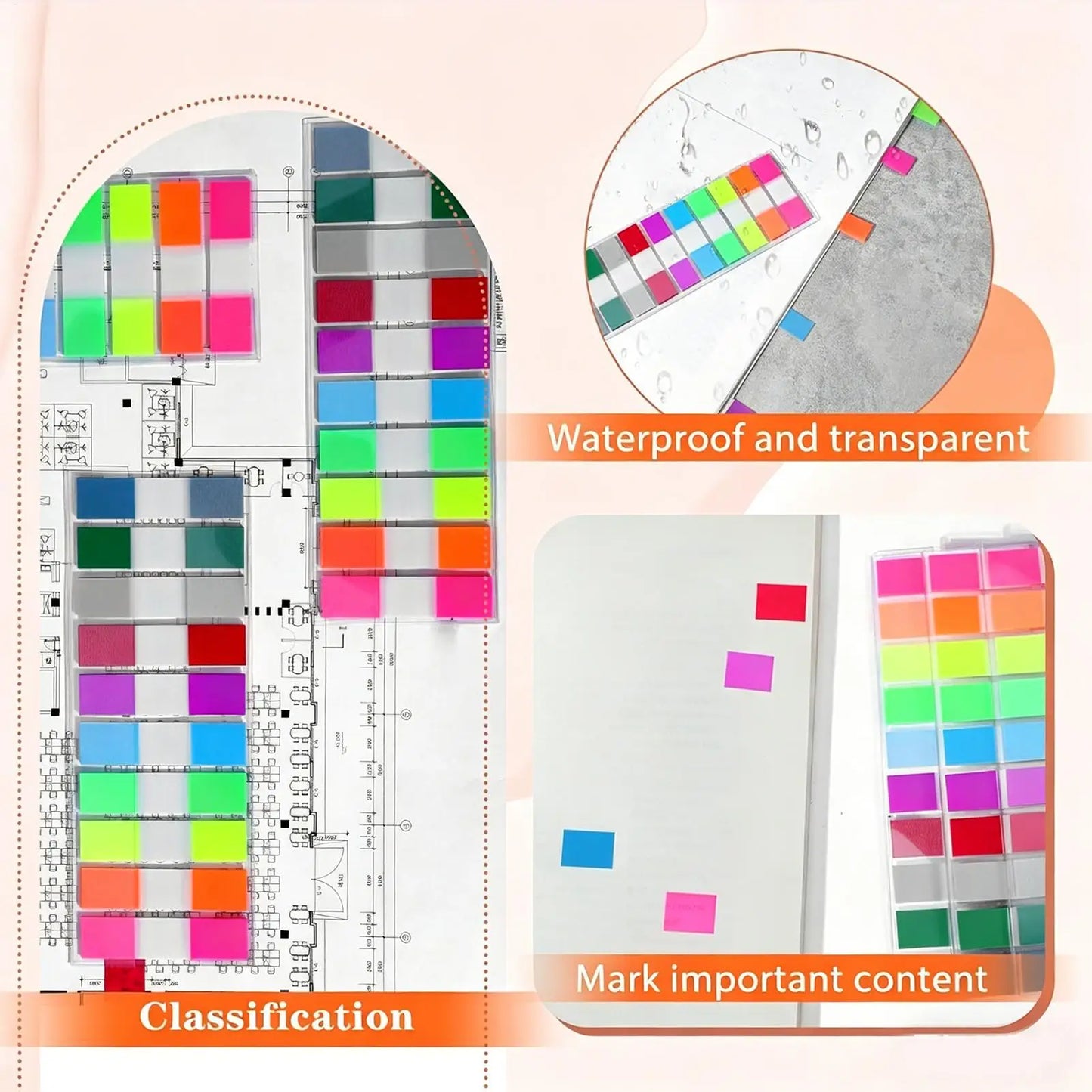 Colourful Sticky Index Tabs