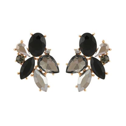 Colorful Crystal Charm Earrings