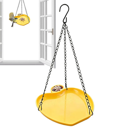 2-in-1 Hanging Bird Feeder & Bath Tray
