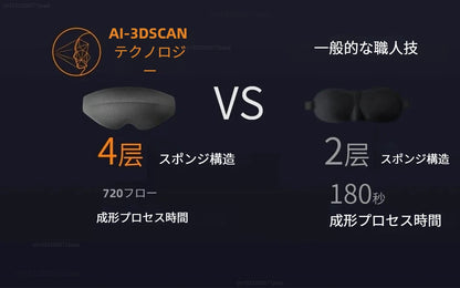 3D Contoured Sleep Mask