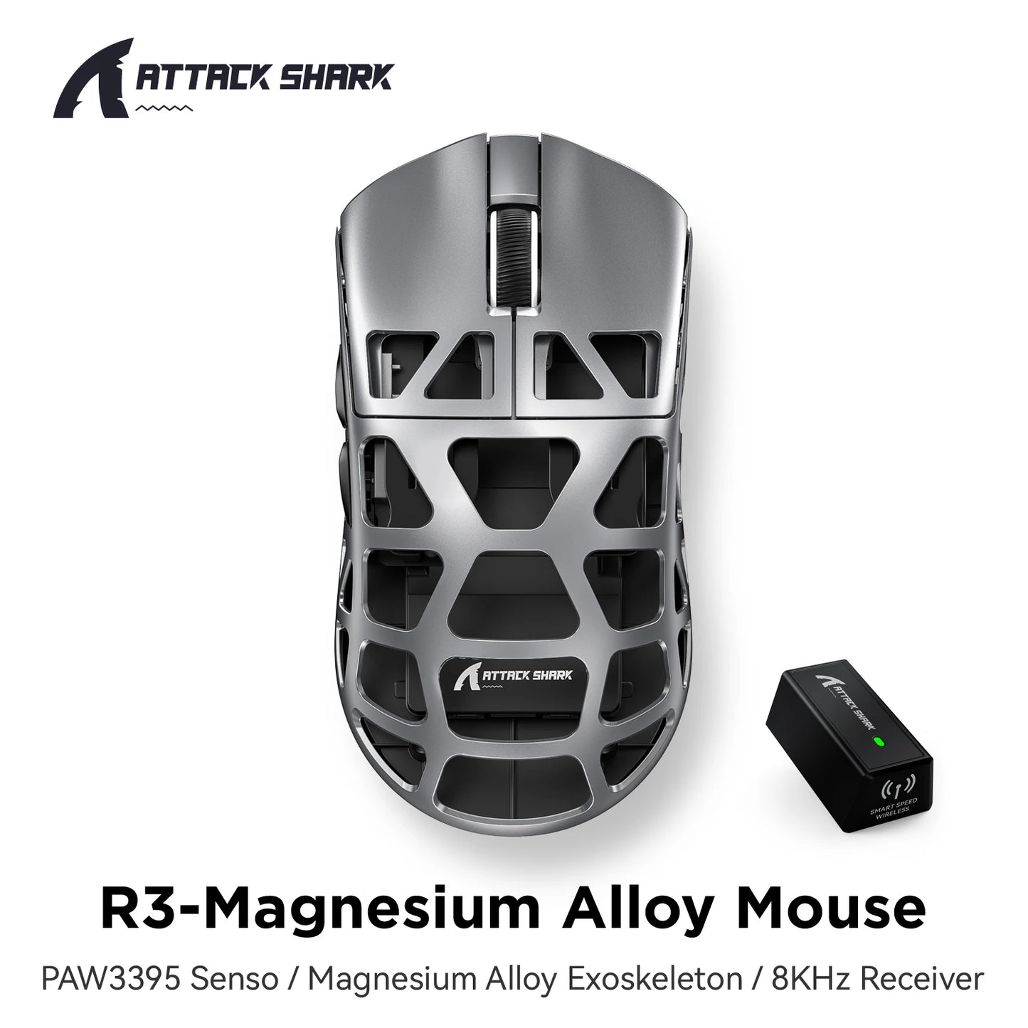 Attack Shark R3 Magnesium Alloy Gaming Mouse