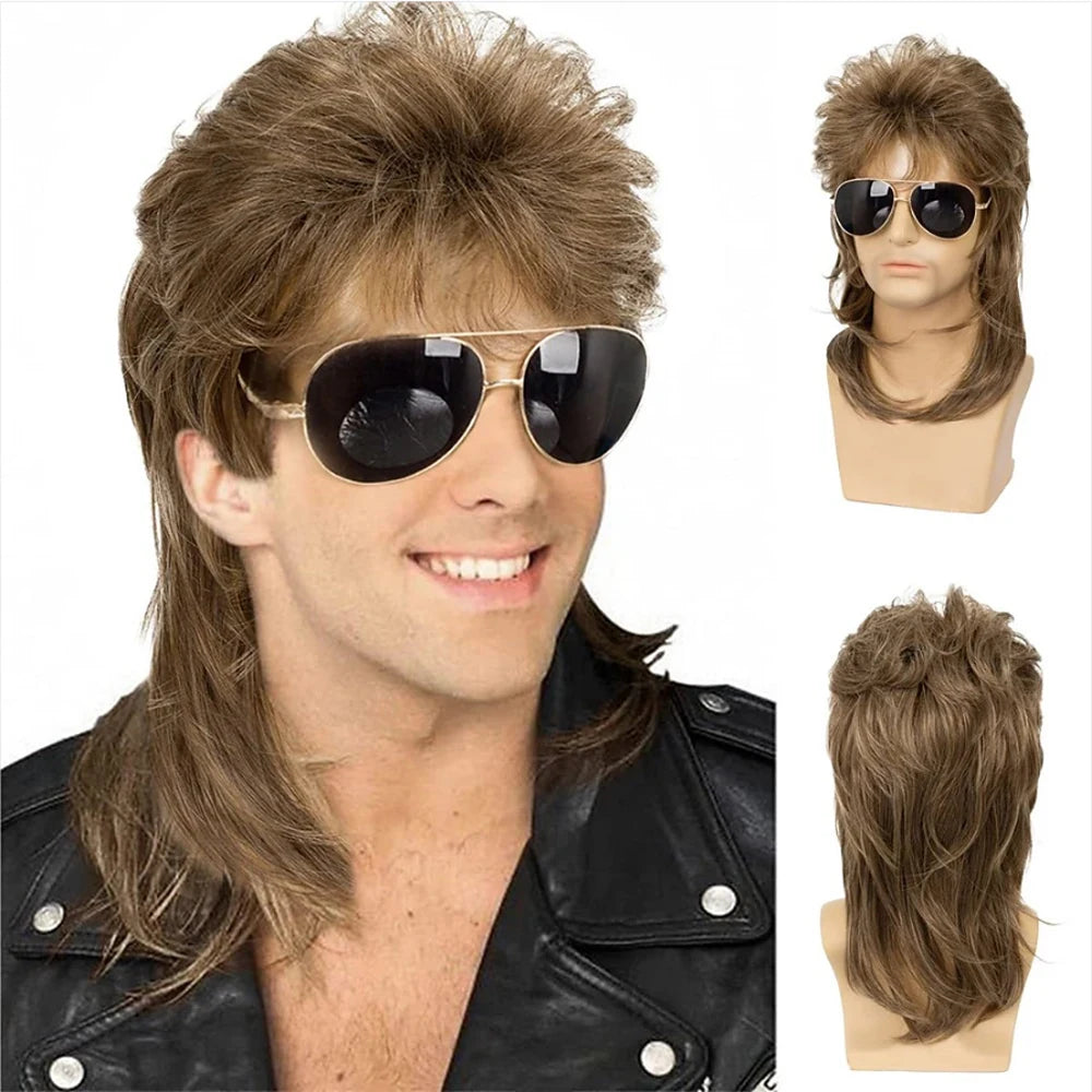 Hairjoy Mens Mullet Wigs