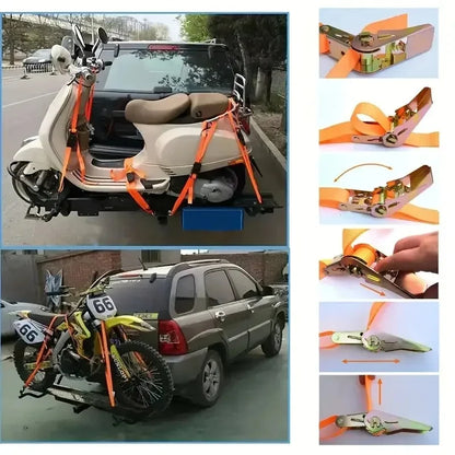 Heavy-Duty Ratchet Cargo Tie Down Strap