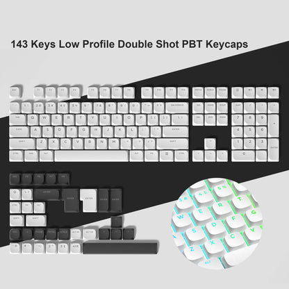 Gradient Purple Low Profile Keycaps