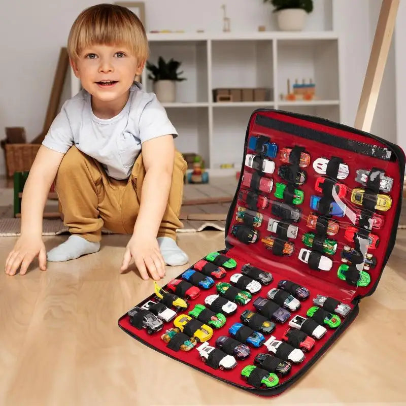 Portable Toy Car Storage Organizer