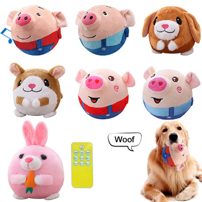 Interactive Plush Pet Ball