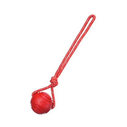 Interactive Cotton Rope Ball Toy for Fetch & Tug Play