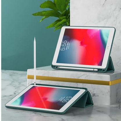 Smart Protective Case with Pencil Holder for Apple iPad