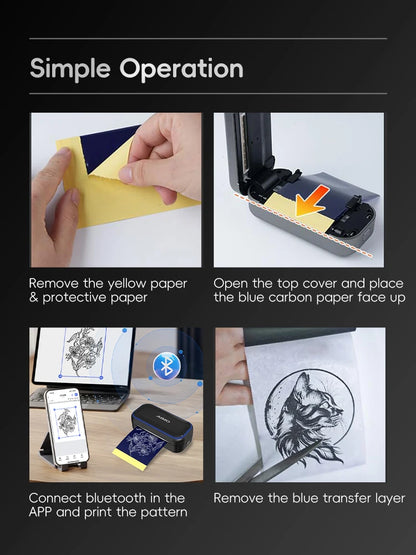 AIMO MR3 Mini Wireless Tattoo Stencil Printer