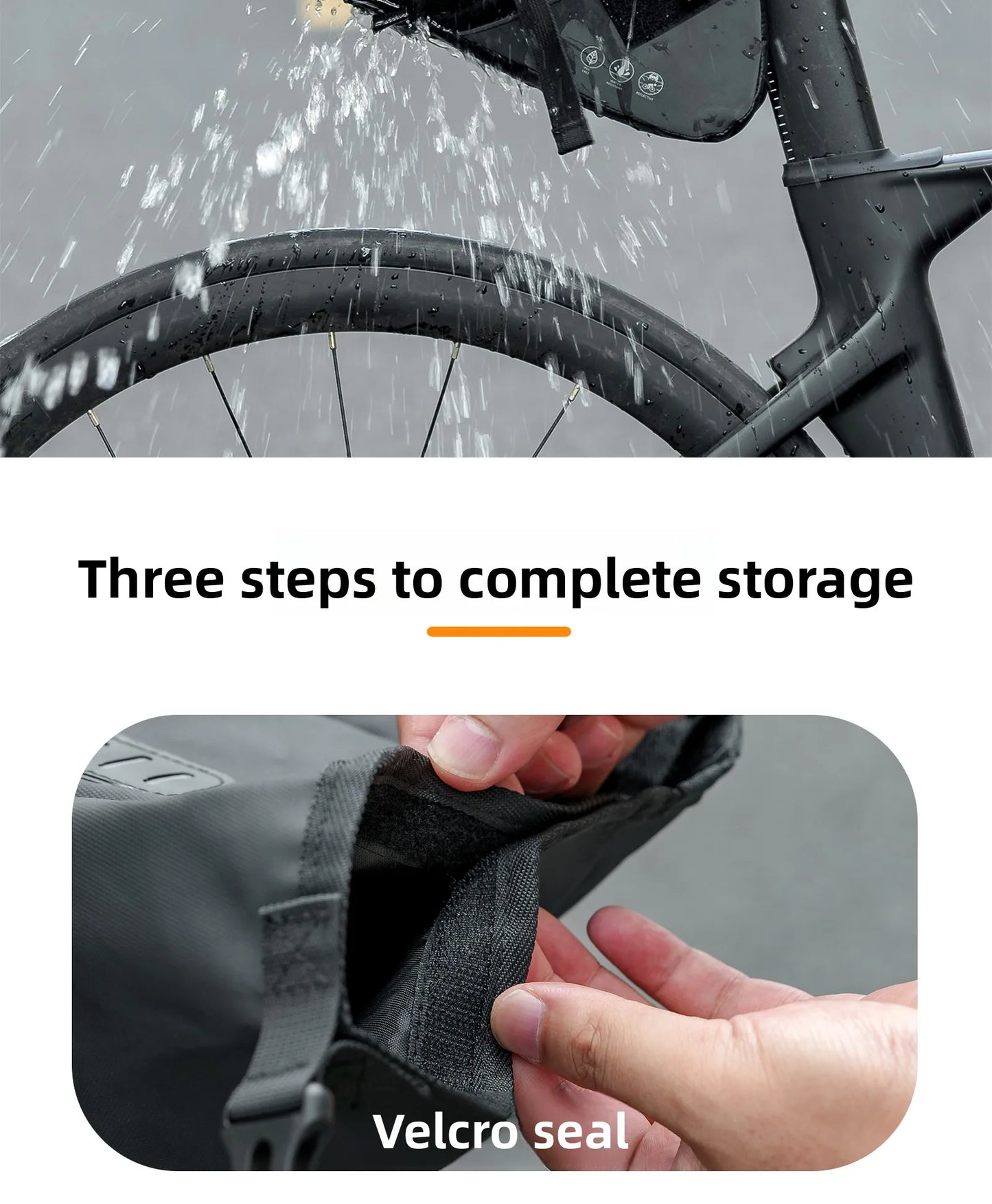 Waterproof Bicycle Saddle Bag 15L