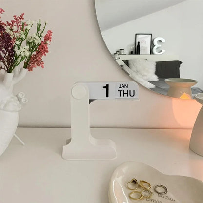 Nordic Design Desktop Calendar – Creative Home & Office Decor