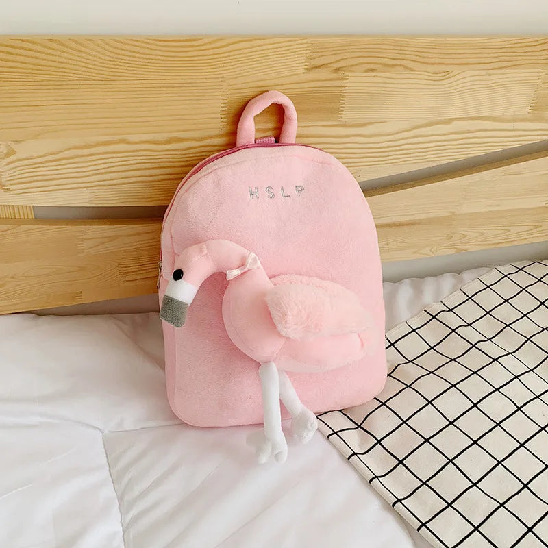 Cute Plush Animal Kids Backpack