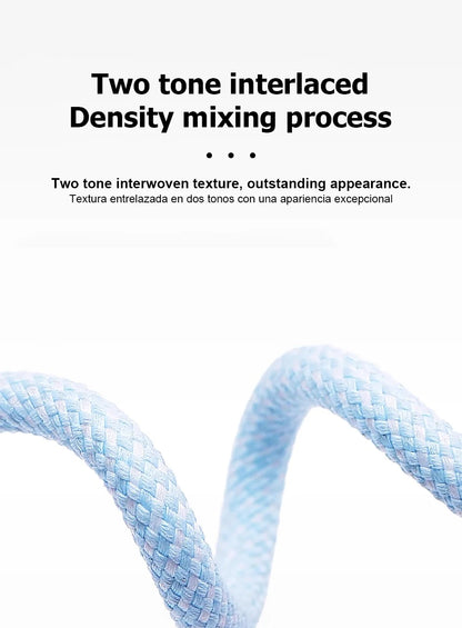 3-in-1 Fast Charging Cable with USB-C, Lightning & Micro-USB