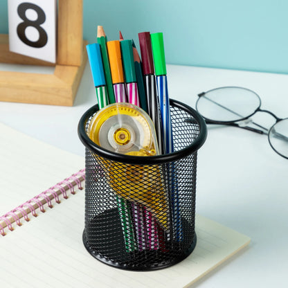 Metal Mesh Pencil Holder