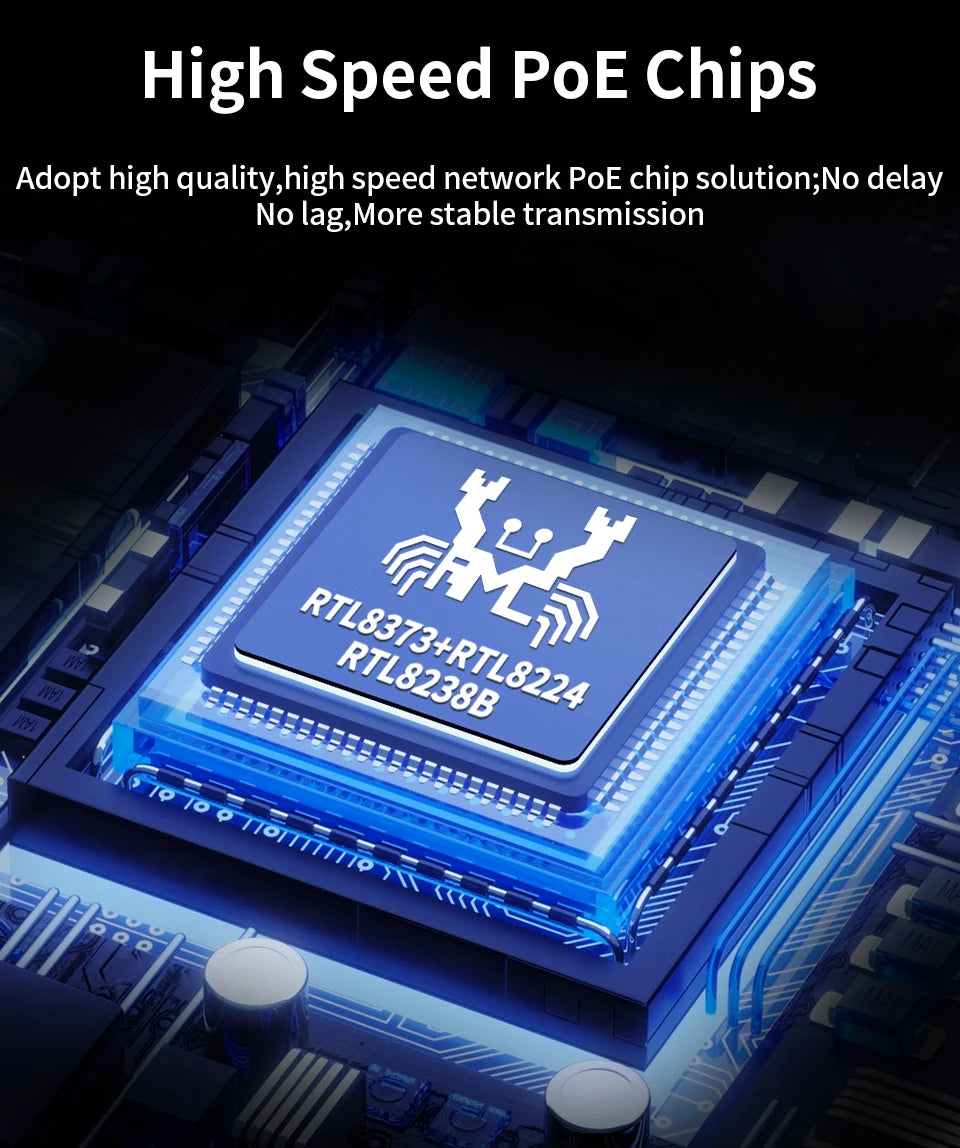 2.5GbE Web Managed PoE Switch with VLAN, QoS & LACP