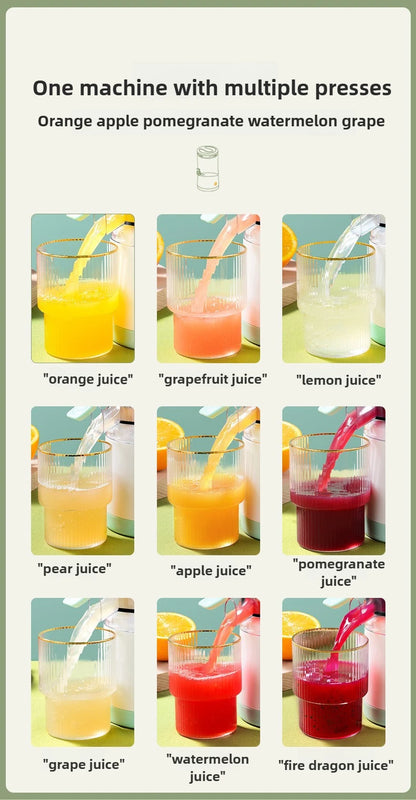 USB Rechargeable Fresh Juice Blender Cup