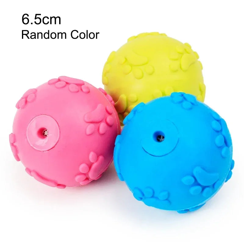 Rubber Dog Teeth Cleaning Chew Toy